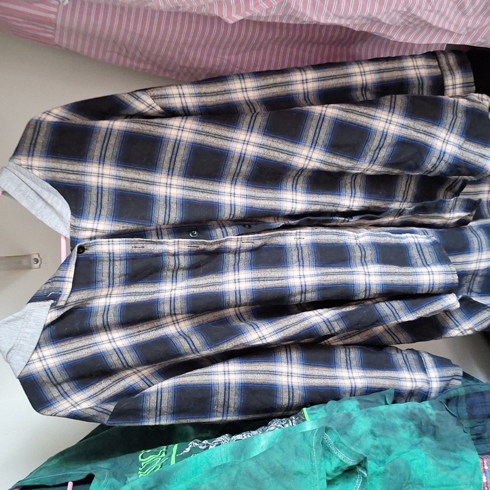 Flannel hoodie